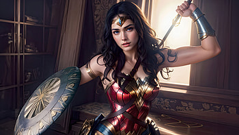 Wonder Woman Champion Of Peace, wonder-woman, superheroes, ai, artwork, digital-art, deviantart HD wallpaper