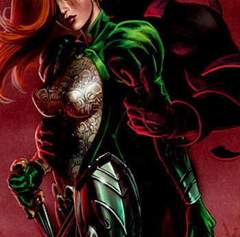 Dawns Demon, dawn, red heads, demons, linsner HD wallpaper