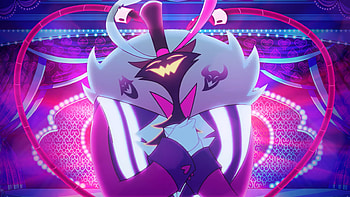 Ozzie, love, helluva_boss, magenta, pink, Asmodeus, helluva boss HD wallpaper