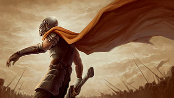 Anime Berserk Guts cape armor HD wallpaper