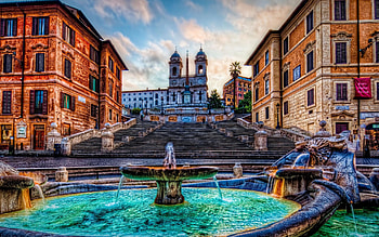 Piazza di Spagna, Rome, Travels, Beautiful places in the world HD wallpaper