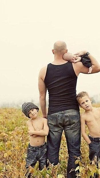 My Lifeline Mom Dad, Father Sons HD phone wallpaper