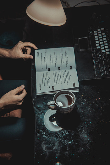 Miscellanea, Miscellaneous, Cup, Hands, Book, Mood, Notebook, Laptop HD phone wallpaper