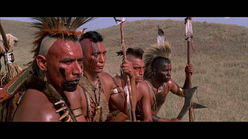Dances with Wolves, hills, sky, bows, grass, people, actors HD wallpaper