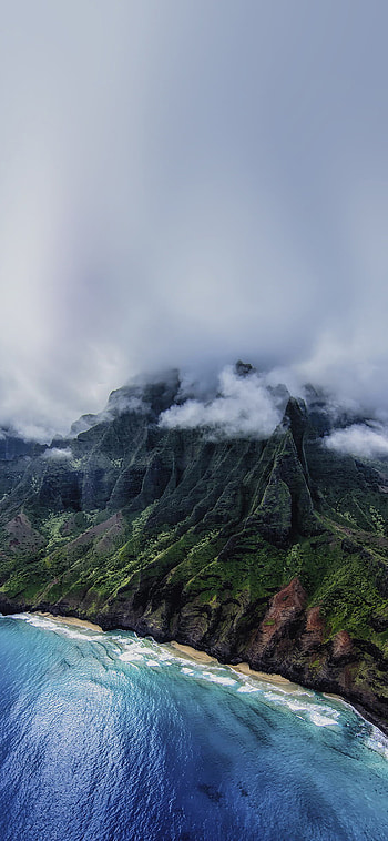Island, 11 , Awesome sea, Mountain and woods HD phone wallpaper