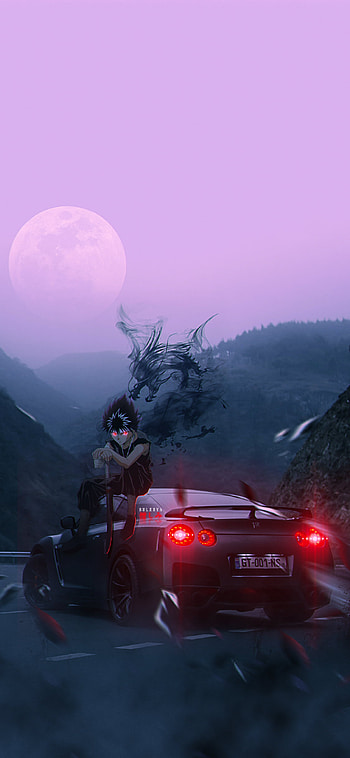 YuyuHakusho, gtr, hiei, nismo, r35, anime HD phone wallpaper