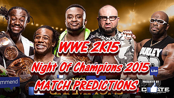 WWE Night Of Champions 2015 (Predictions) TAG TEAM TITLES The New Day vs. The Dudley Boyz WWE15 - YouTube HD wallpaper