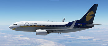 Jet Airways, pmdg 737, Jet Airways India, Microsoft Flight Simulator HD wallpaper