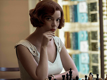 Beth Harmon , The Queen's Gambit, Chess prodigy, Redhead HD wallpaper