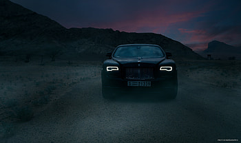 Rolls Royce Wraith Black Badge, rolls-royce-wraith, rolls-royce, cars, behance, dark HD wallpaper