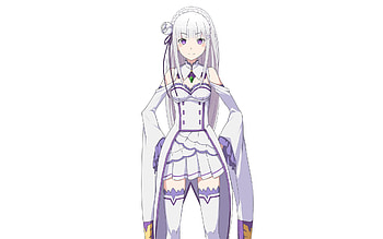 Emilia (Re:zero), Anime, Re:zero Starting Life In Another World HD wallpaper