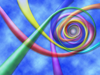 Rainbow Circle, multi, stripes, abstract, rainbow, colors, many HD wallpaper