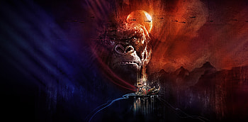 Kong: Skull Island, 2017 movie, fan art HD wallpaper