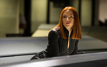 Scarlett Johansson In Romanoff Movie, girls, scarlett-johansson, movies, romanoff, black HD wallpaper