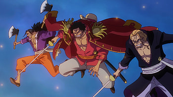 Anime, One Piece, Gol D. Roger, Silvers Rayleigh, Scopper Gaban HD wallpaper