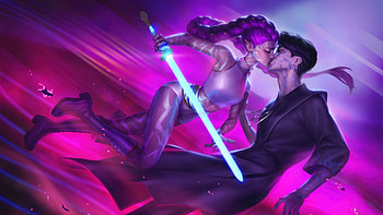 KPop Demon Hunters : Epic Neon Battle, KPop Demon Hunters HD wallpaper