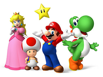 Mario Party 9, star, toad, peach, yoshi, mario, video games HD wallpaper