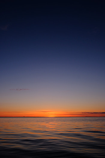 Nature, Water, Sunset, Sea, Twilight, Horizon, Dusk HD phone wallpaper