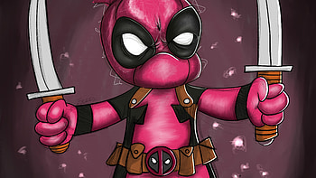 Short Deadpool, deadpool, superheroes, artwork, digital-art HD wallpaper