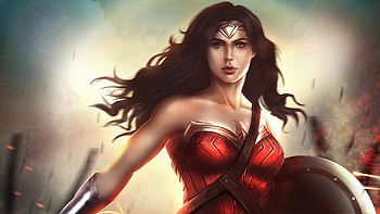 Wonder Woman DC, wonder-woman, superheroes, artist, artwork, digital-art, deviantart HD wallpaper
