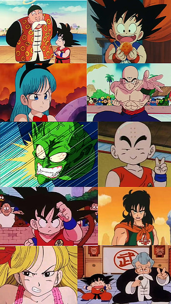 Dragon Ball clássico, Goku, Bulma, Dragon_Ball, Mestre_Kame, phoenix_530, Picollo, Classico, DBZ HD phone wallpaper
