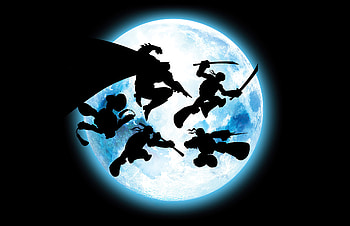 Batman With Tmnt, batman, superheroes, artwork, behance HD wallpaper