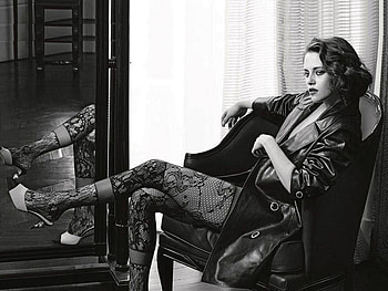 Kristen Stewart, sexy, model, , 2016, beautiful, actress, Stewart, Kristen, heels, stockings, Chanel, legs HD wallpaper