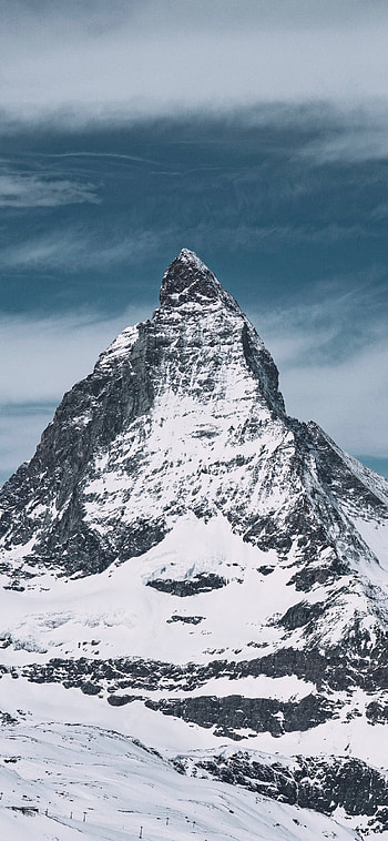 Earth's Matterhorn, Natural marvel, Geological wonder, Breathtaking peak HD phone wallpaper