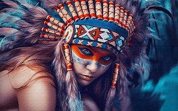 Native American, Women HD wallpaper