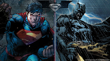 Batman/superman, Batman, Comics, Superman HD wallpaper