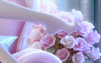 Beauty (detail), frumusete, white, foot, cavan and danny, rose, pink, fantasy, flower, luminos, trandafir, leg HD wallpaper