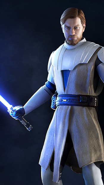 Obi Wan Kenobi, Star Wars, Background HD phone wallpaper