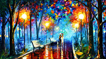 Leonid Afremov, Paint HD wallpaper