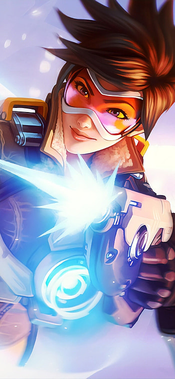 Tracer Overwatch artworks, X HD phone wallpaper