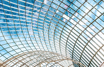 Glass ceiling, building, architecture HD wallpaper