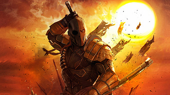 Deathstroke artwork, deathstroke, supervillain, superheroes, artwork, artstation HD wallpaper