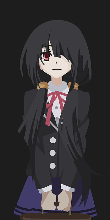 Kurumi Tokisaki Night Mode – Date A Live Anime, Kurumi Tokisaki, Anime, Date A Live HD phone wallpaper