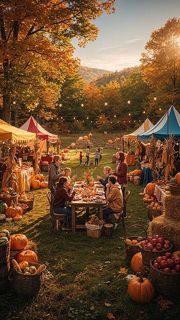 Autumn Harvest Festival — Cozy , Pumpkin HD phone wallpaper