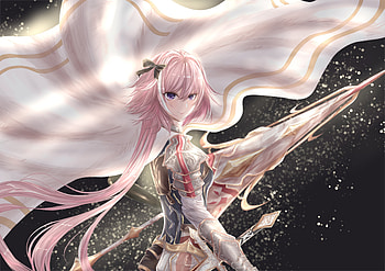 Warrior, pink hair, Fate/Grand Order, Astolfo, art HD wallpaper