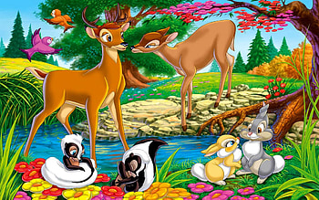 Bambi, Disney , Disney backgrounds HD wallpaper