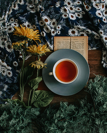 Flowers, Food, Still Life, Cup, Cloth HD phone wallpaper