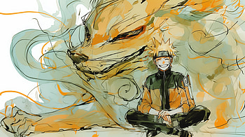 Naruto Uzumaki & Kurama, Anime, Naruto, Naruto Uzumaki, Kurama (Naruto) HD wallpaper