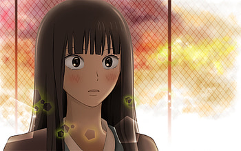 Anime, Sunset, Girl, Astonishment, Surprise HD wallpaper