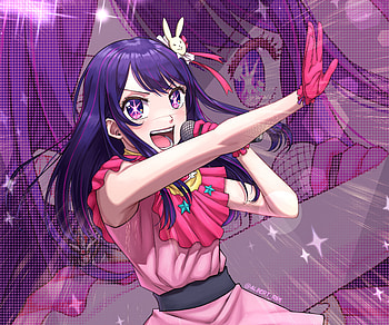 Hoshino Ai, Ai Hoshino, Anime, Oshi no Ko HD wallpaper