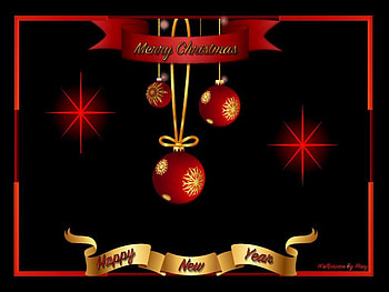 Festive Red, winter, holidays, christmas, red, ornaments HD wallpaper