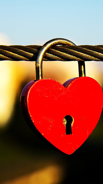 Love, Heart Lock HD phone wallpaper