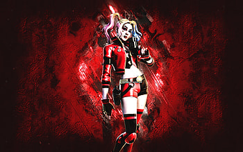 Fortnite Rebirth Harley Quinn Skin, Fortnite, red stone background, Rebirth Harley Quinn, Fortnite skins, Rebirth Harley Quinn Skin, Rebirth Harley Quinn Fortnite, Fortnite characters, Harley Quinn HD wallpaper