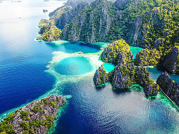 Twin Lagoon, Palawan HD wallpaper