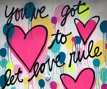 Love, Drawing, , Wall, Graffiti HD wallpaper