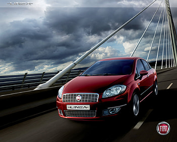 Linea Returns, fiat, rocking, special, linea, red, best, bridge, return, cheap, flaming HD wallpaper